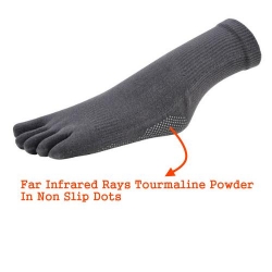 複製-(81010) New Power Far Infrared Ray Tourmaline Heat Health Cotton Toe Socks